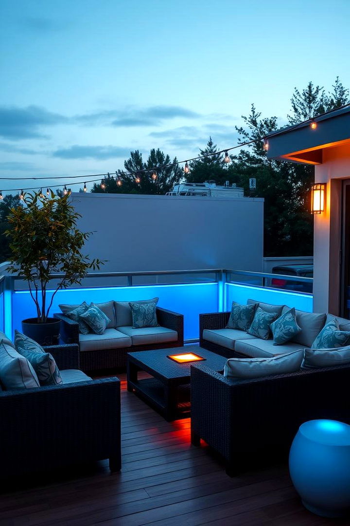 Outdoor Lounge Area Concept - 22 Mobile Home Deck Ideas