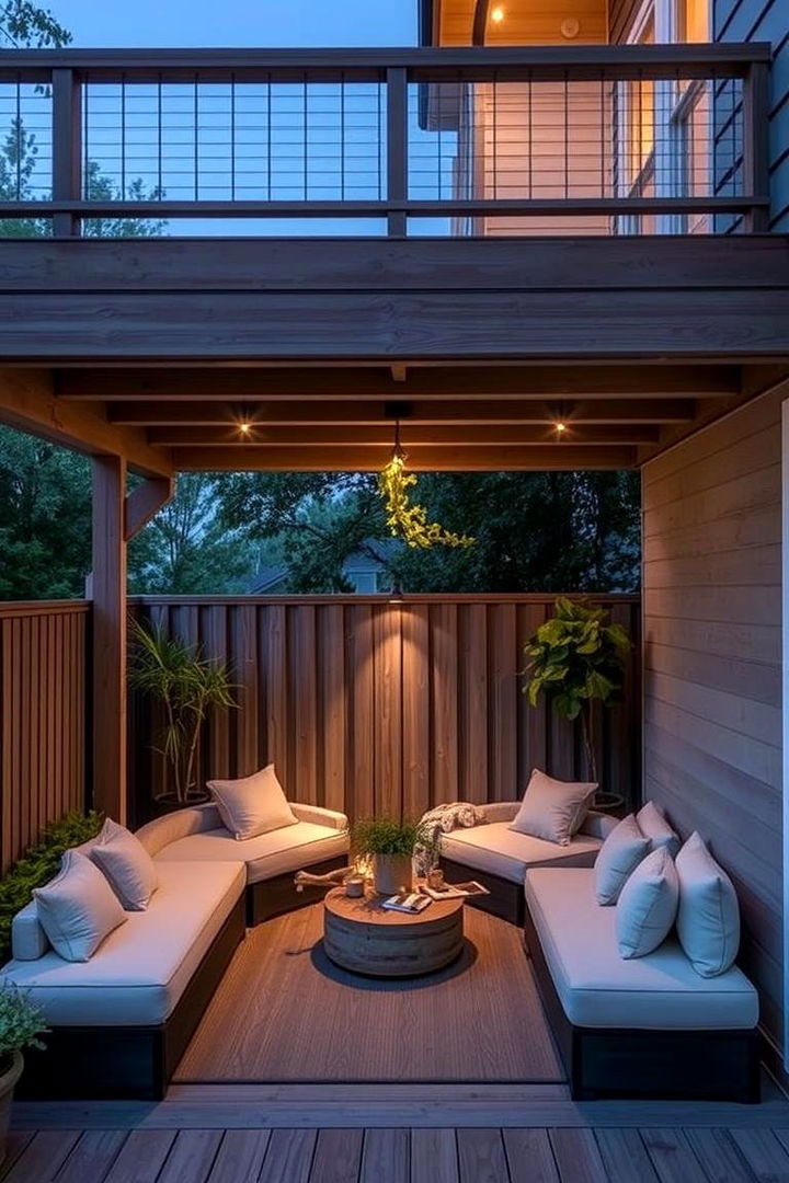 Outdoor Meditation Corner - 22 Under Deck Landscaping Ideas