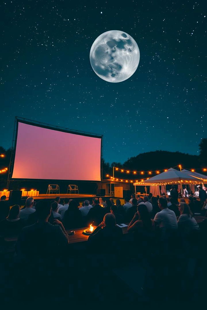Outdoor Movie Marathon - 22 Graduation Party Ideas