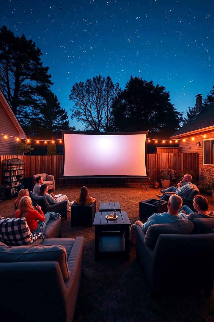 Outdoor Movie Night - 22 Backyard Birthday Party Ideas