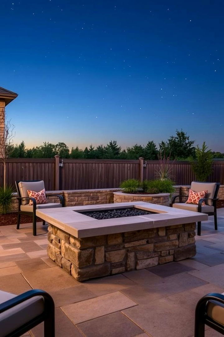Outdoor Patio Hearth Integration - 22 Fireplace Hearth Ideas