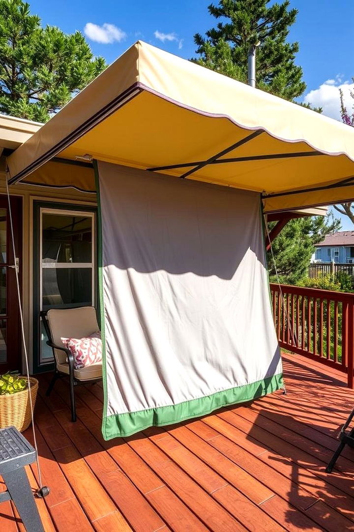 Outdoor Pop Up Awning - 22 Deck Awning Ideas