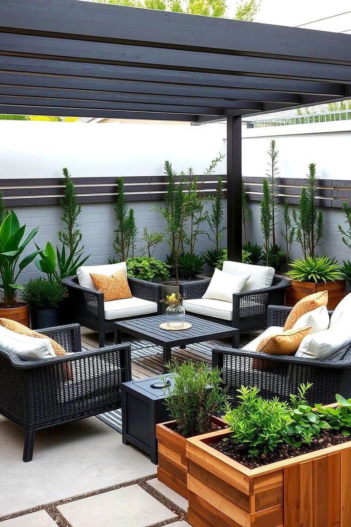 Outdoor Seating Areas - 22 Low Maintenance Backyard Landscaping Ideas