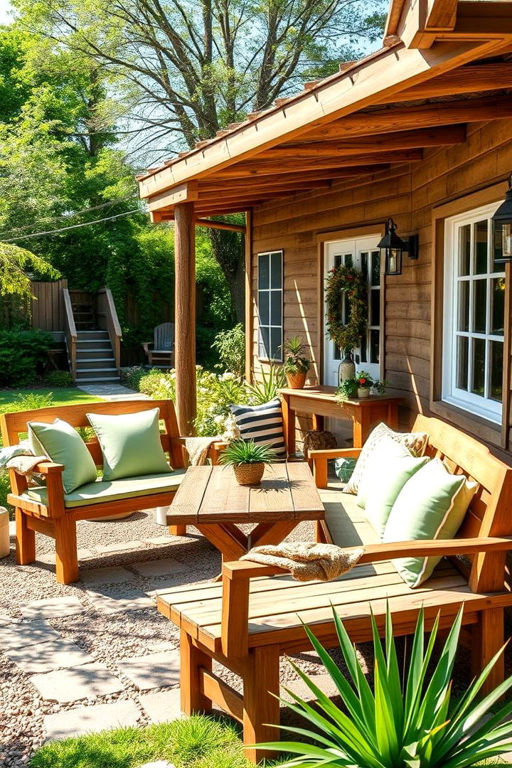 Outdoor Seating and Functional Layouts - 22 Farmhouse Green Exterior Home Ideas