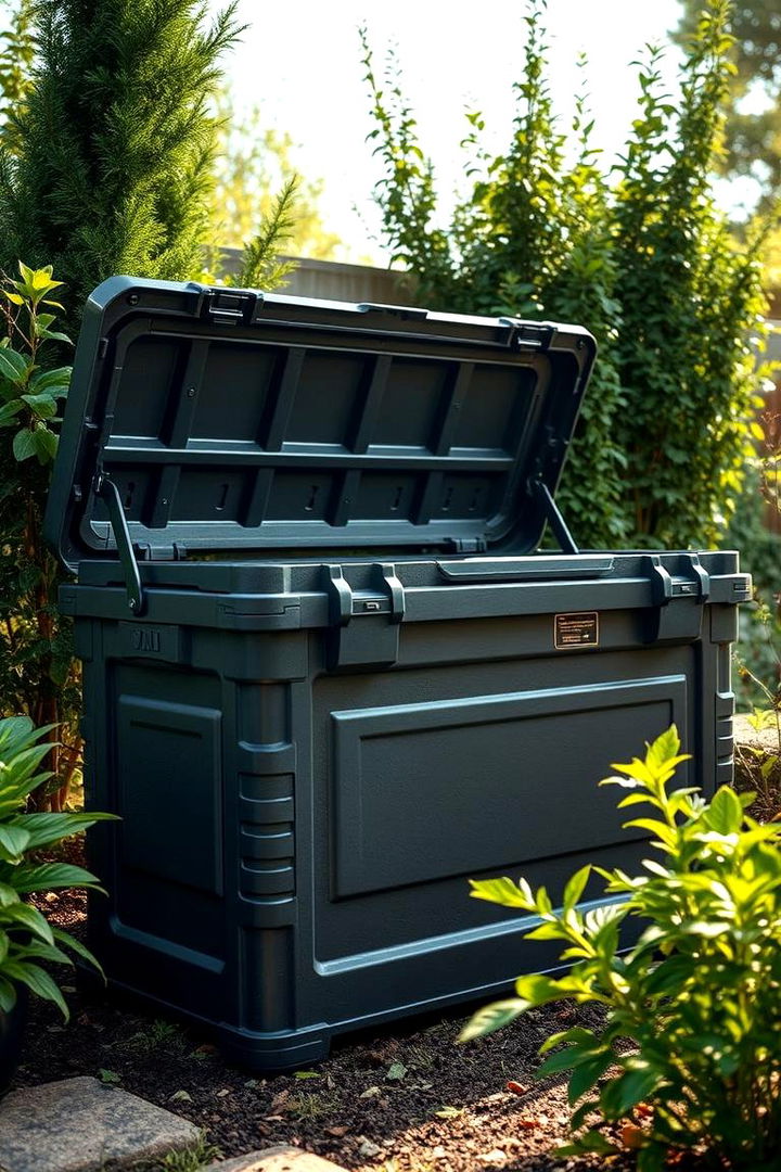 Outdoor Storage Boxes - 22 Lawn Mower Storage Ideas