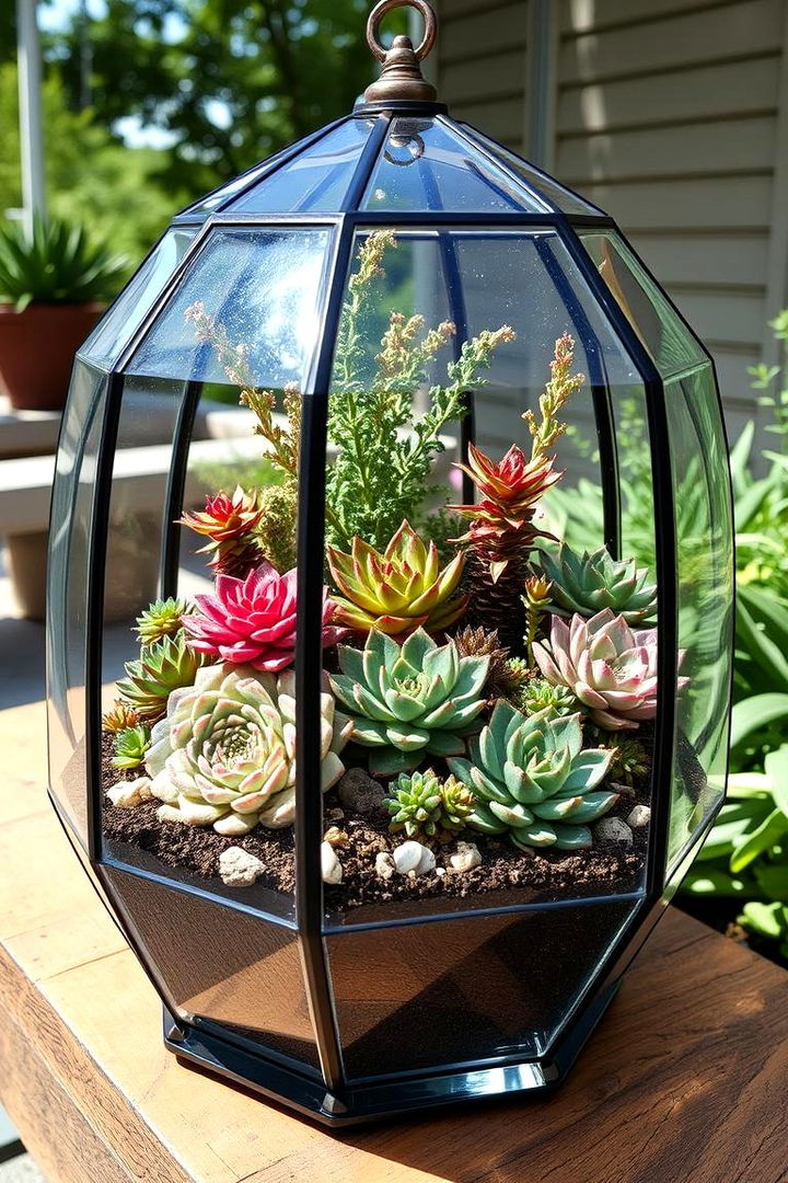 Outdoor Succulent Terrariums - 22 Outdoor Succulent Container Ideas