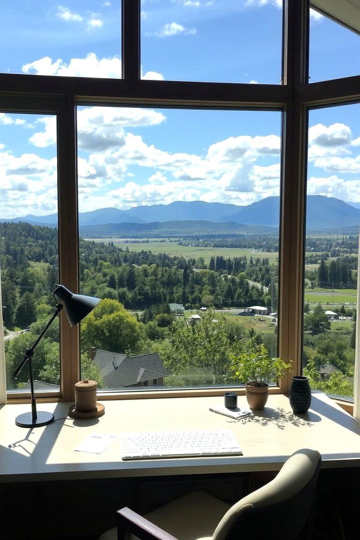 Outdoor View Enchantment - 22 Desk in Front of Window Ideas