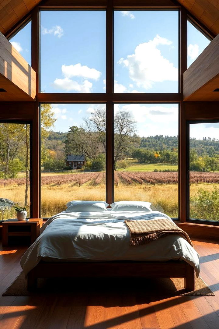 Outdoor Views Integration - 22 Country Bedroom Ideas