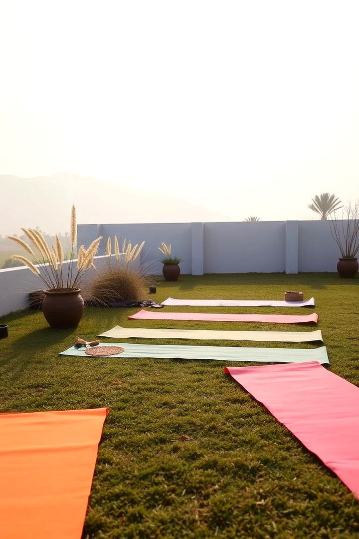 Outdoor Yoga and Meditation - 22 Backyard Entertainment Ideas