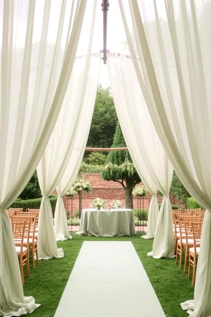 Outdoors Sage Wedding Venue - 22 Sage Green Wedding Ideas