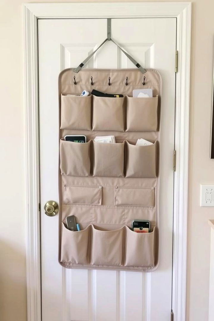 Over Door Organizer Innovation - 22 Hallway Storage Ideas