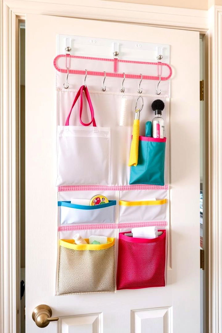 Over Door Organizers - 22 Tiny House Storage Ideas