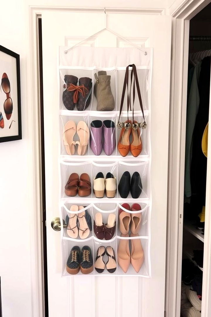 Over the Door Organizers - 22 Hall Closet Organization Ideas