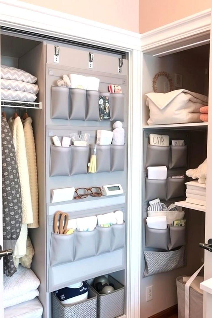 Over the Door Organizers - 22 Nursery Closet Ideas