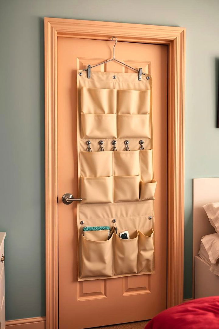 Over the Door Organizers - 22 small bedroom storage ideas