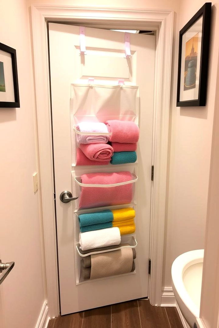 Over the Door Organizers for Compact Convenience - 22 Bathroom Wall Storage Ideas