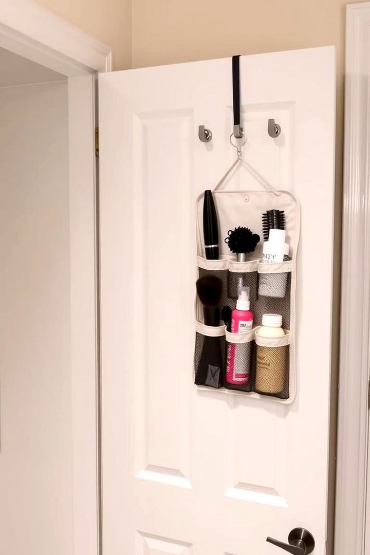 Over the Door Organizers for Extra Spots - 22 Bathroom Cabinet Organizing Ideas