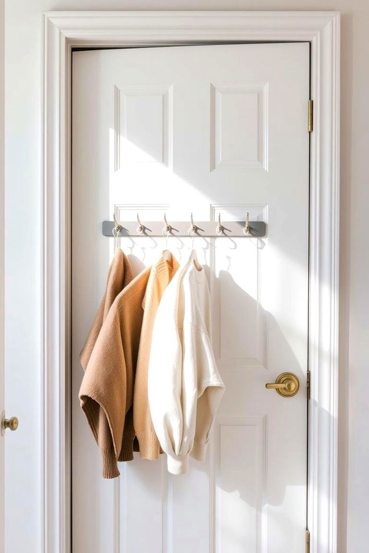 Over the Door Racks and Hooks - 22 sweater storage ideas