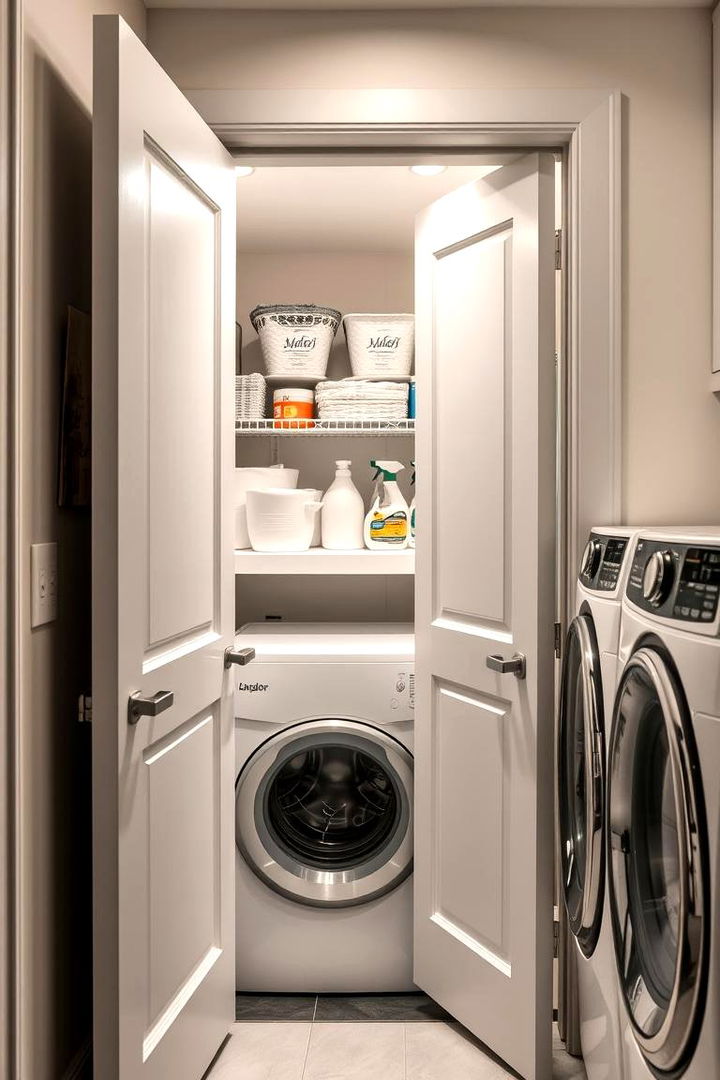 Over the Door Shelving Solutions - 22 Laundry Room Shelving Ideas