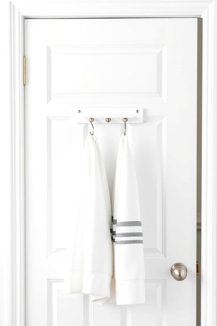 Over the Door Towel Hangers - 22 Towel Storage Ideas