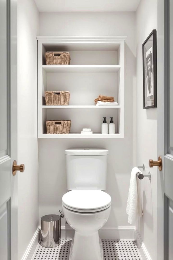 Over the Toilet Storage - 22 Small Bathroom Storage Ideas