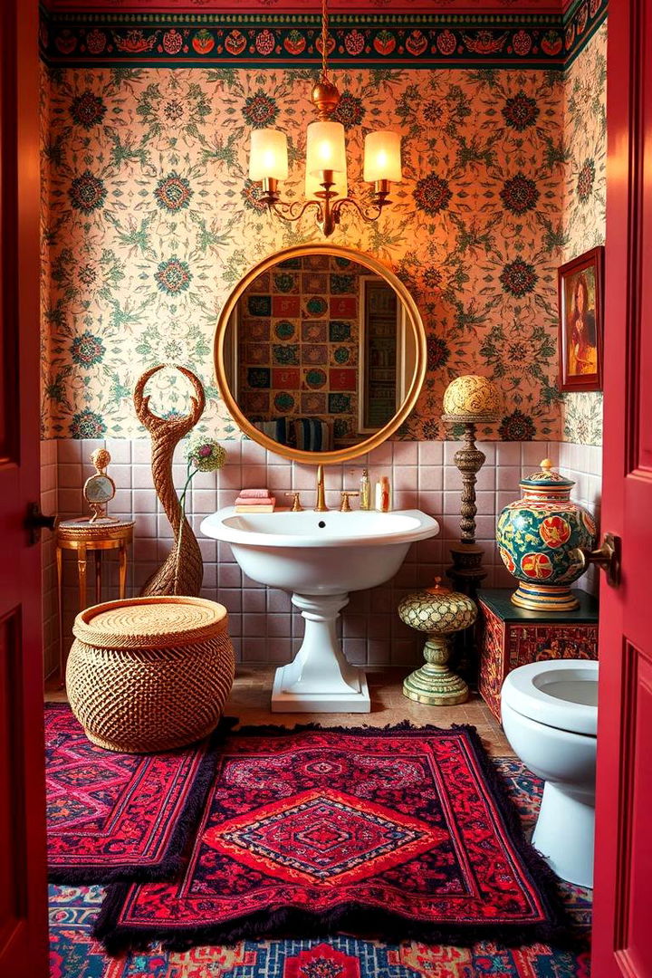 Over the Top Accessories - 22 Maximalist Bathroom Design Ideas