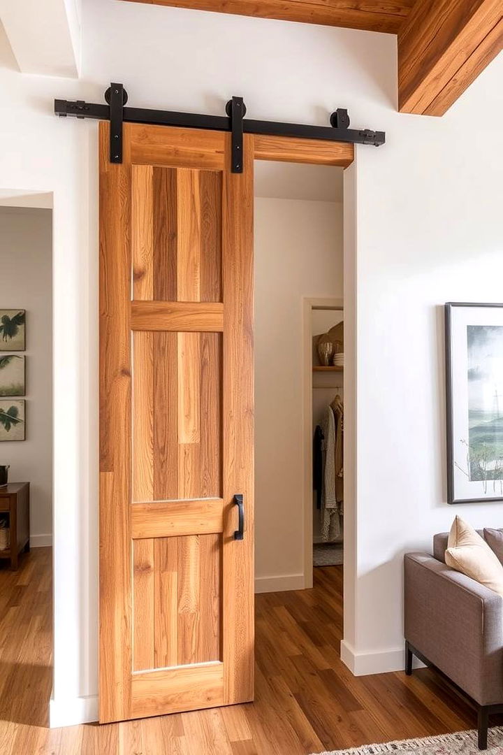 Overhead Barn Pivot Doors - 22 closet door ideas
