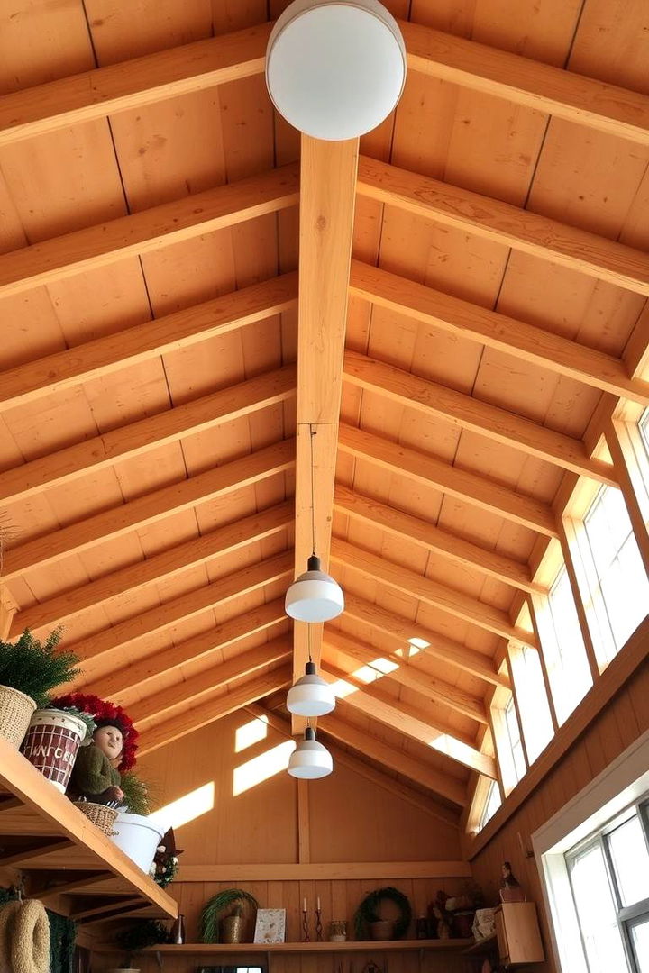 Overhead Shelf Storage - 22 Shed Shelving Ideas