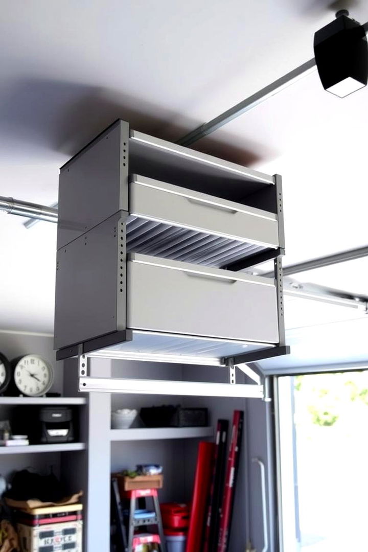 Overhead Storage Compartments - 22 Outdoor Shoe Storage Ideas