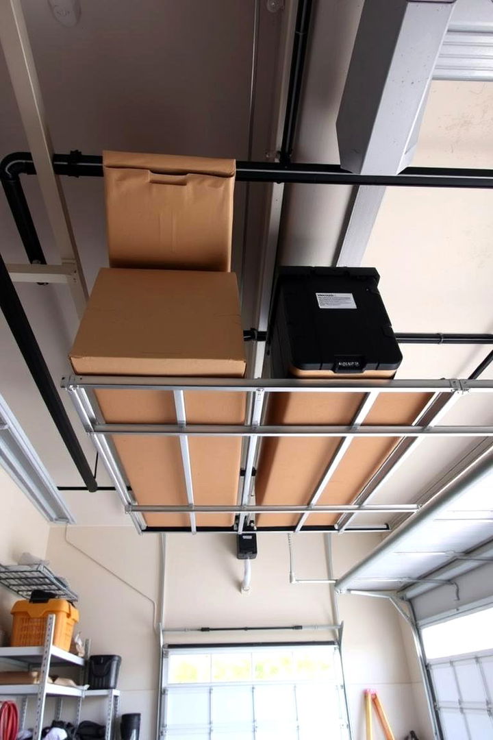 Overhead Storage Racks - 22 Storage Ideas