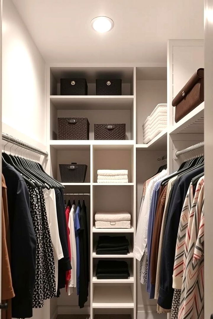 Overhead Storage Shelves for Utilizing Vertical Space - 22 Closet Shelving Ideas
