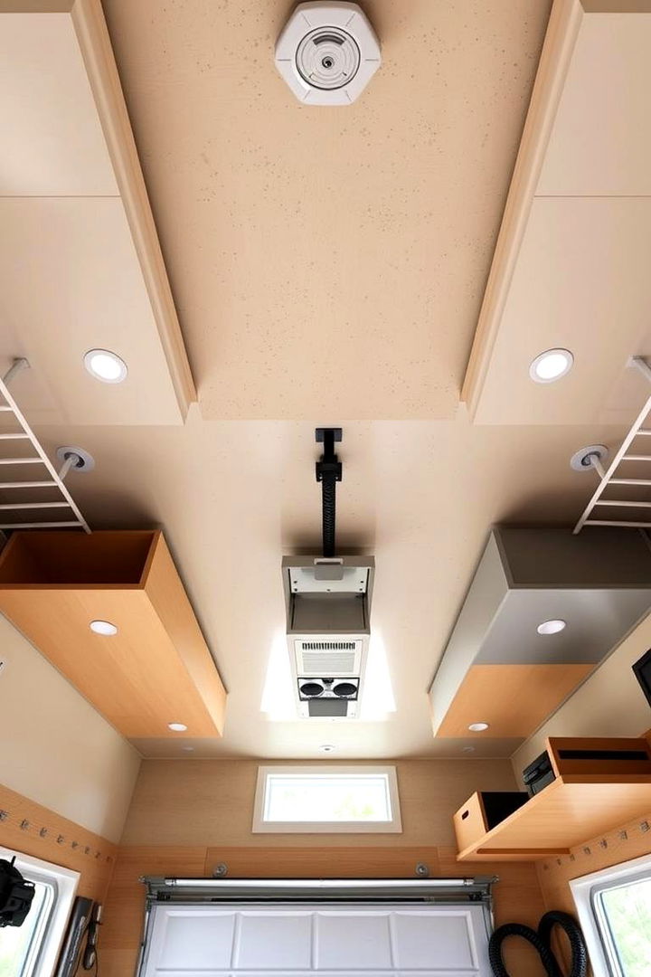 Overhead Storage and Ceiling Racks - 22 Man Cave Gun Room Ideas