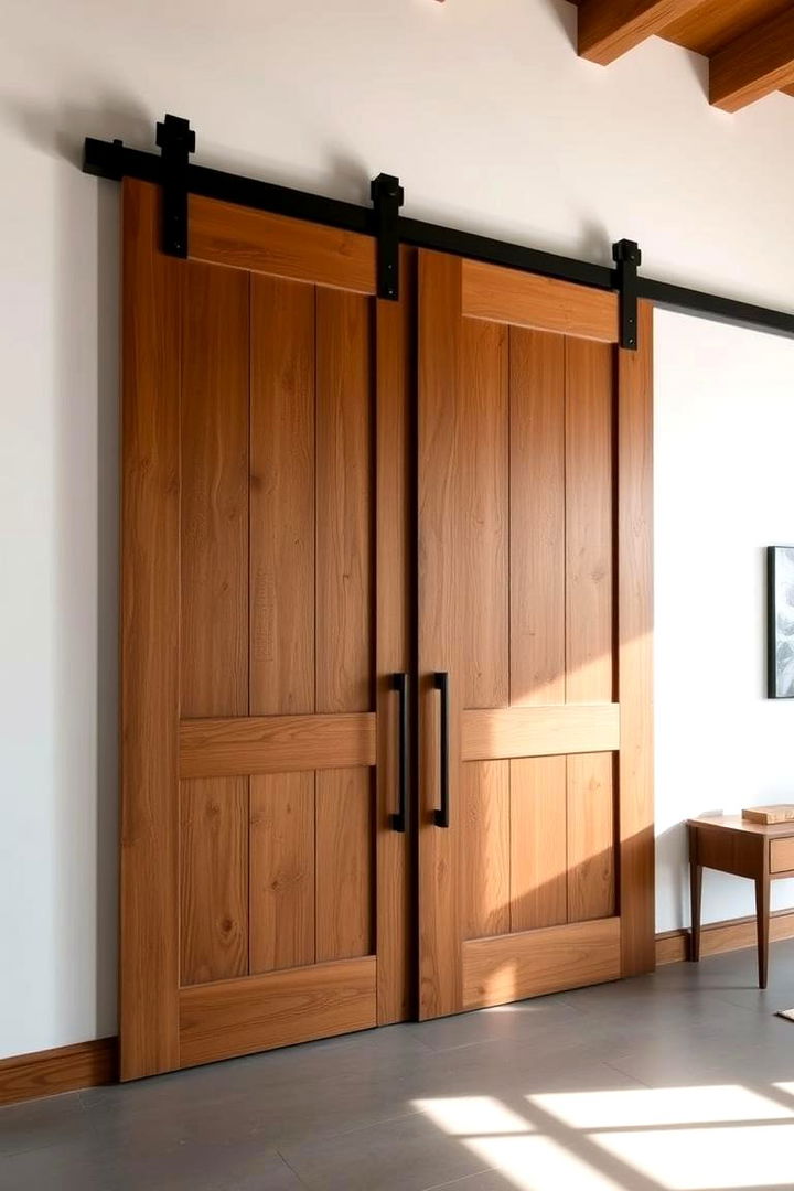 Oversized Barn Doors for Open Spaces - 22 Barn Door Ideas