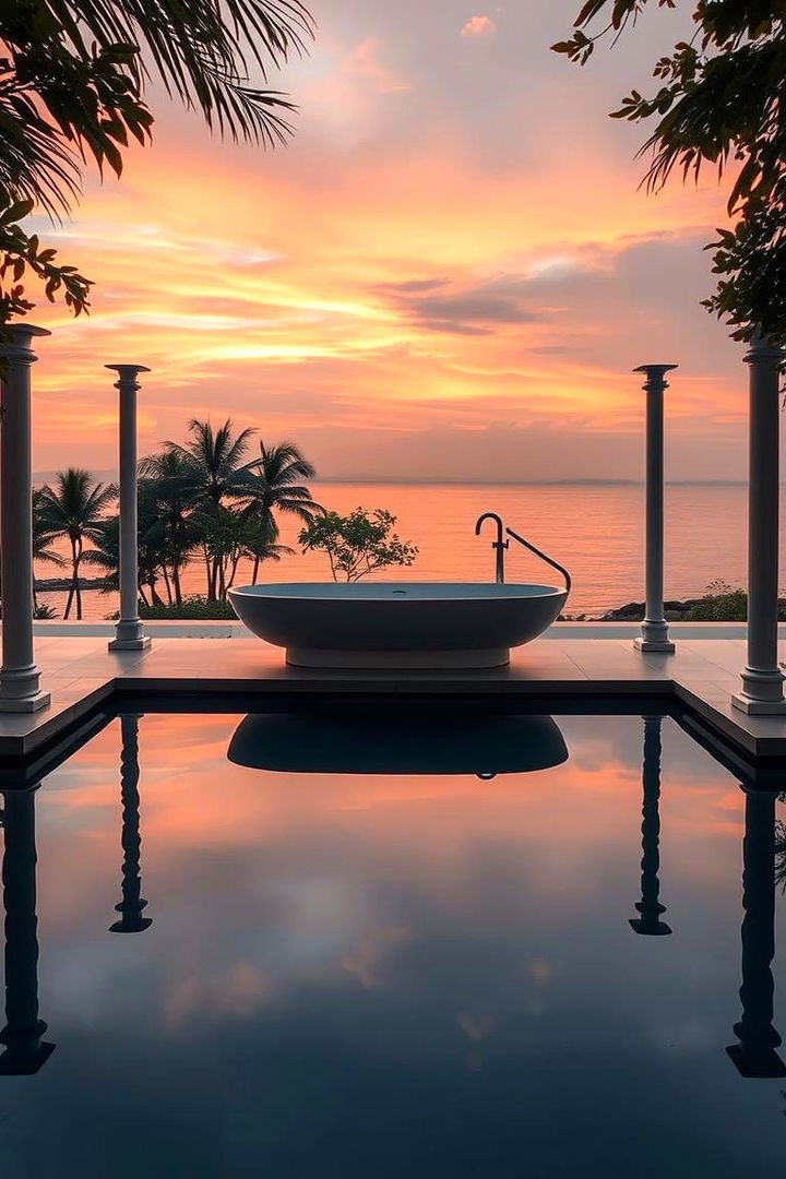 Overwater Oasis Ambience Tub - 22 Outdoor Bathtub Ideas