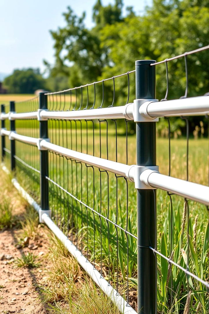 PVC Pipe Construction Fence - 22 Temporary Fence Ideas