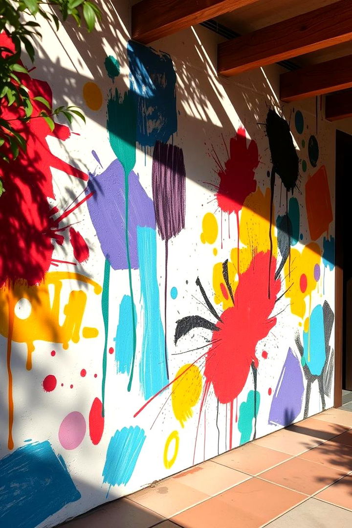 Painted Artistic Walls - 22 Patio Wall Ideas