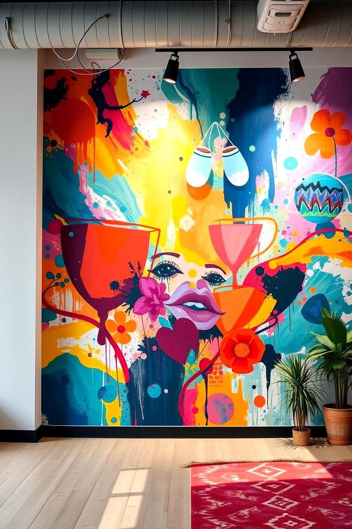 Painted Boho Murals - 22 Boho Wall Decor Ideas