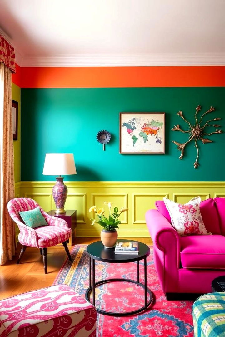 Painted Wainscoting Statement - 22 Living Room Wainscoting Ideas