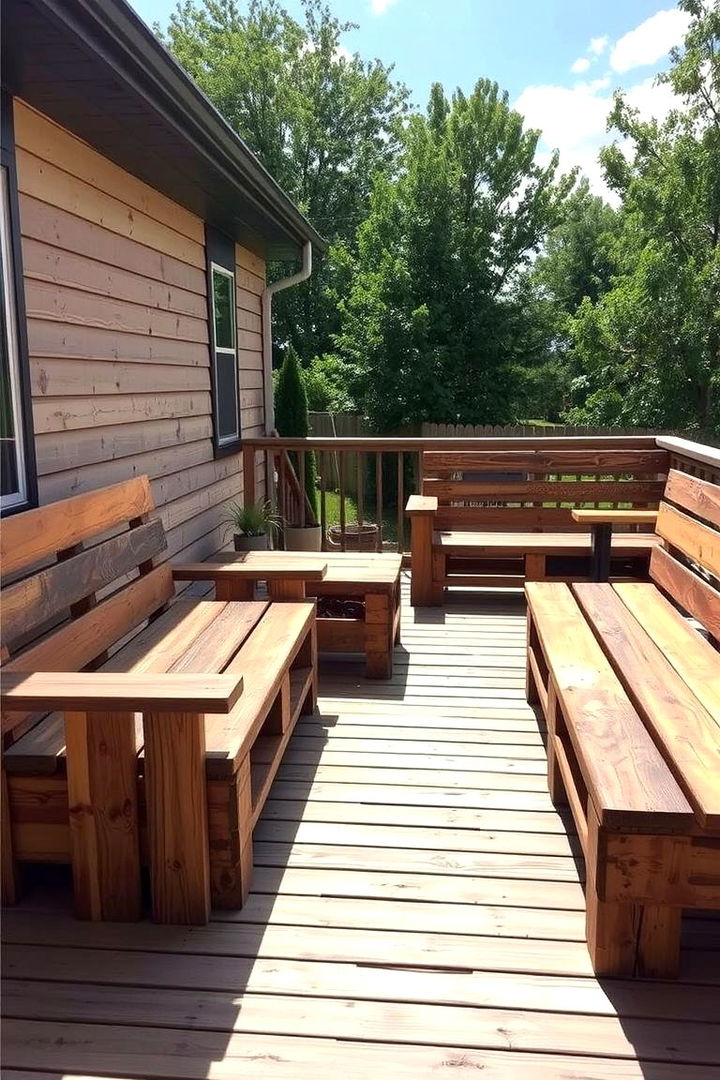 Pallet Furniture Creations - 22 Deck Seating Ideas