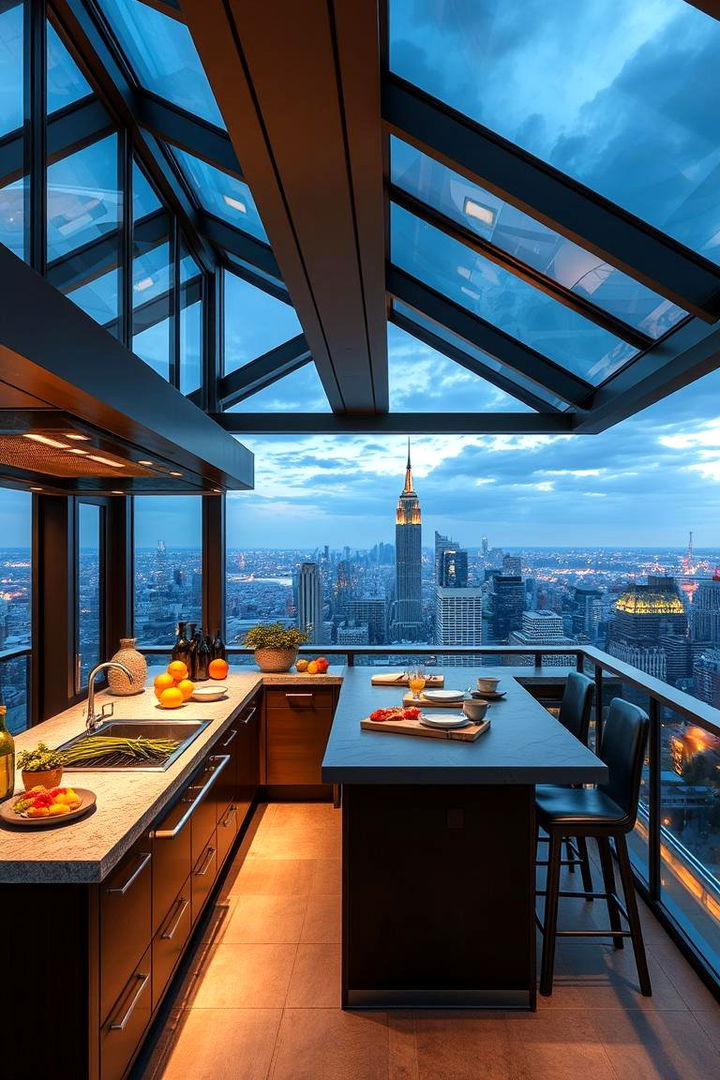 Panoramic View Enhancements - 22 Rooftop Kitchen Ideas