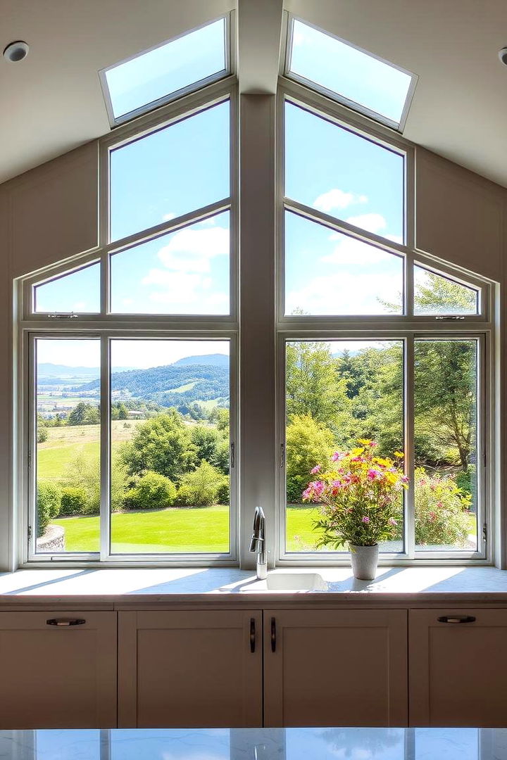 Panoramic View Focus - 22 Kitchen Bay Window Ideas