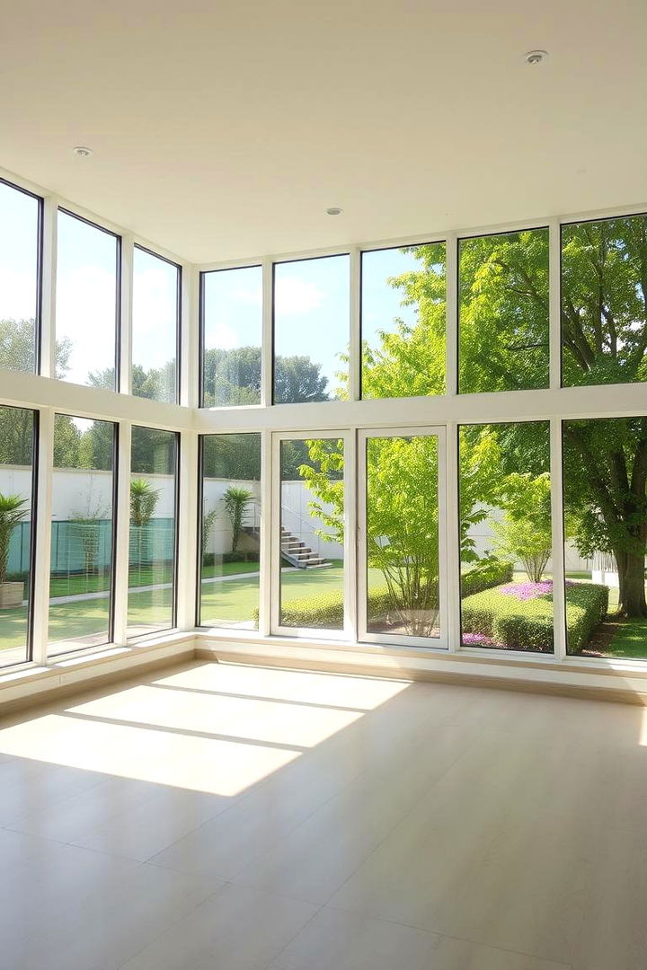 Panoramic Window Designs - 22 Mansion Living Room Ideas