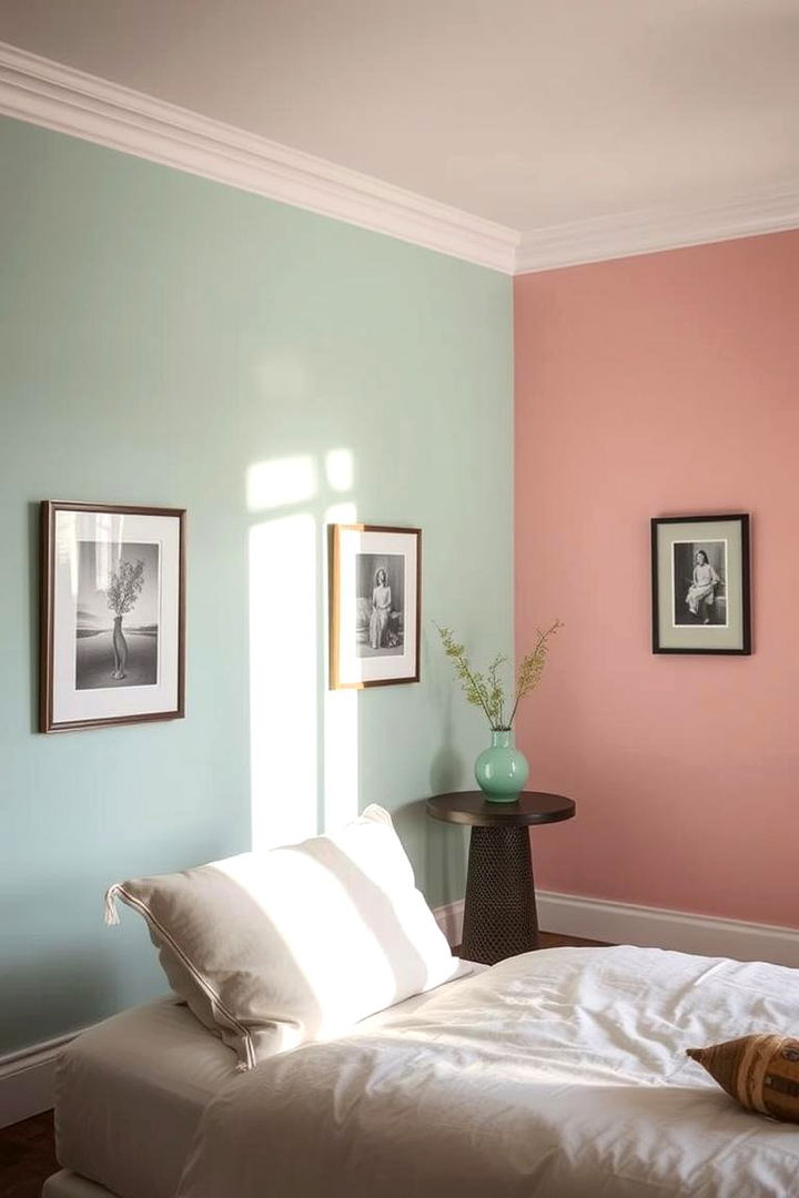 Pastel Accent Walls - 22 Pastel Living Room Ideas