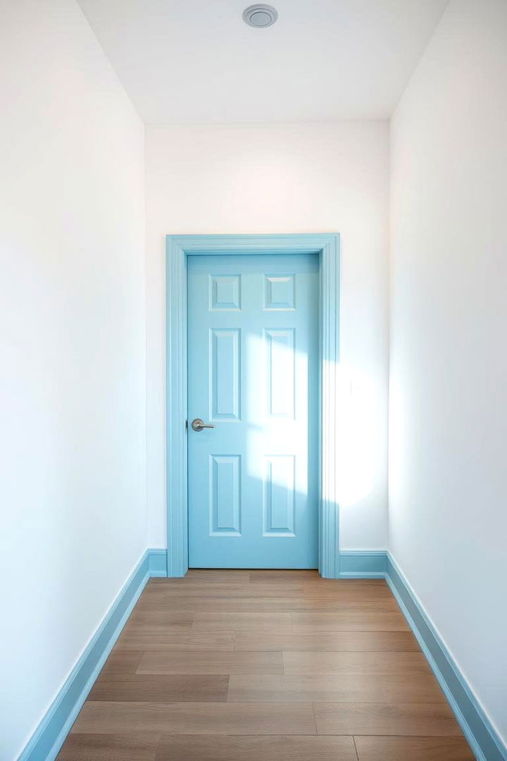 Pastel Blue Calmness - 22 Interior Door Color Ideas