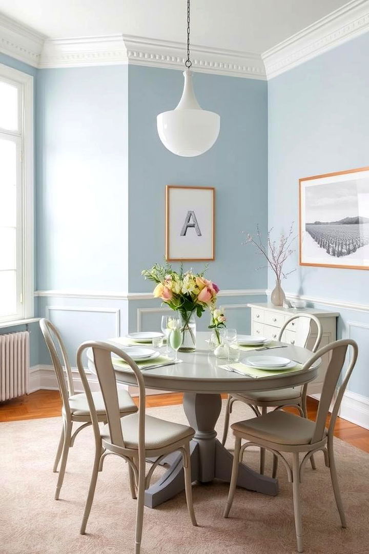 Pastel Blue Delights - 22 Blue Dining Room Ideas
