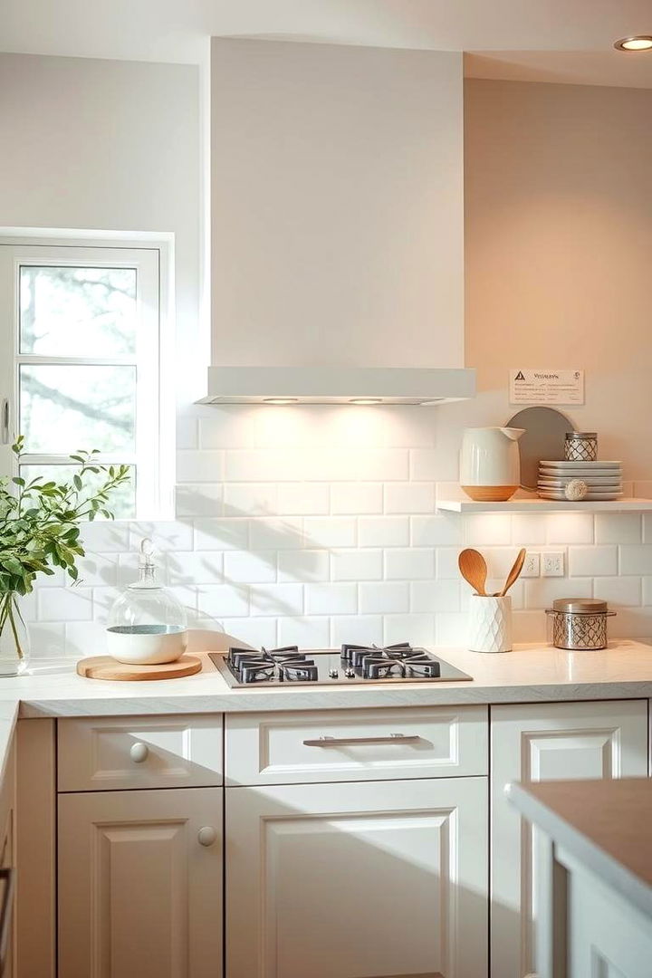 Pastel Colored Splashback - 22 Kitchen Splashback Ideas