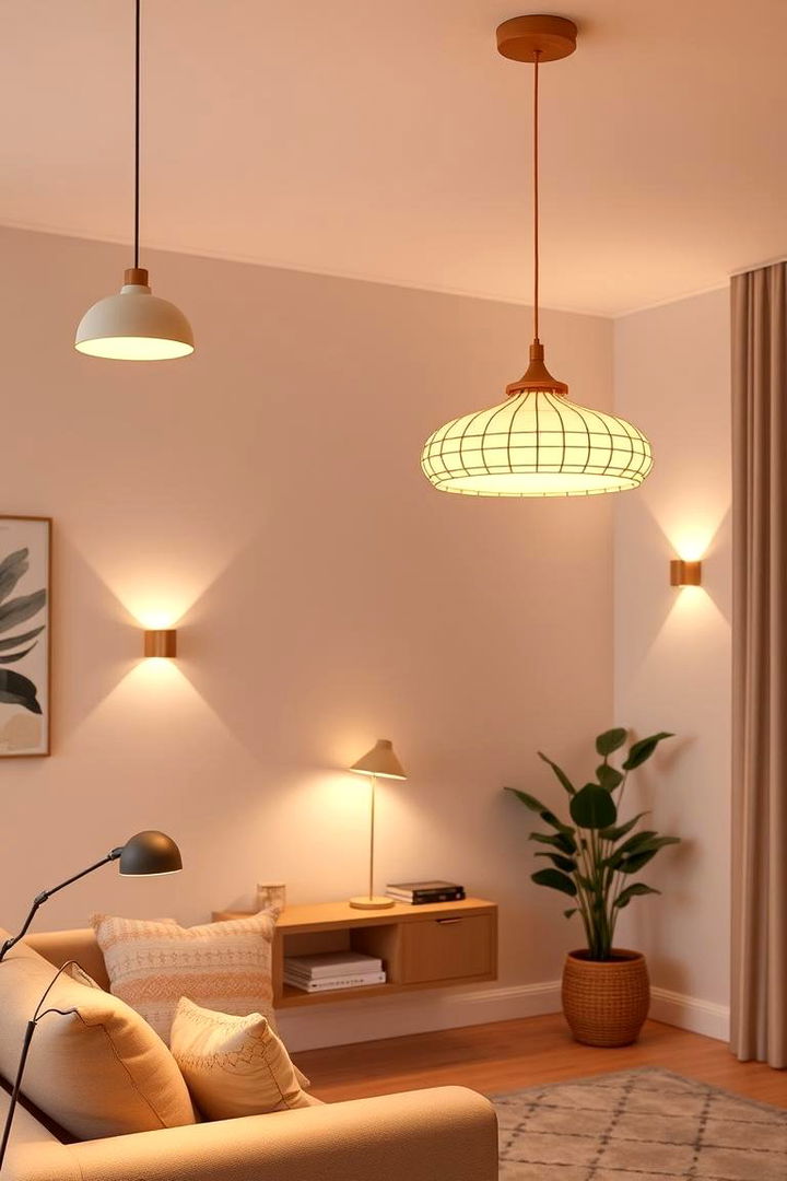 Pastel Lighting Solutions - 22 Pastel Living Room Ideas