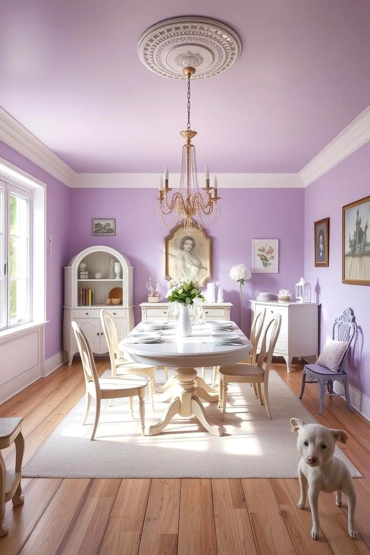 Pastel Lilac - 22 Dining Room Paint Colors