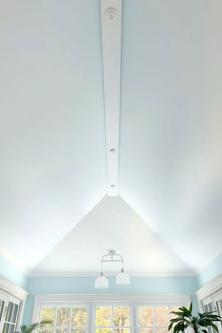 Pastel Painted Ceilings - 22 Sunroom Ceiling Ideas