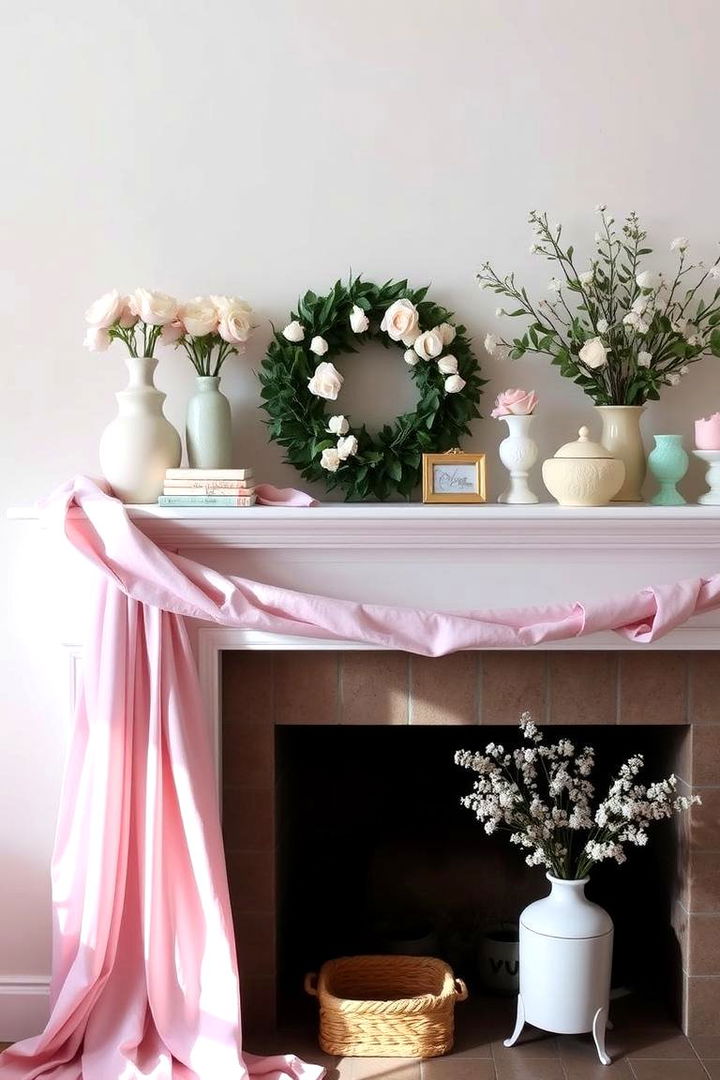 Pastel Palette Magic - 22 Spring Mantel Decor Ideas